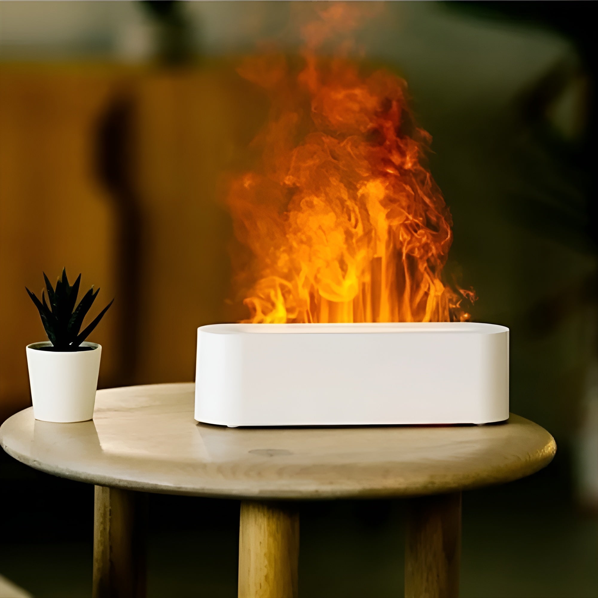 Flame Effect Essential Oils Aroma Diffuser